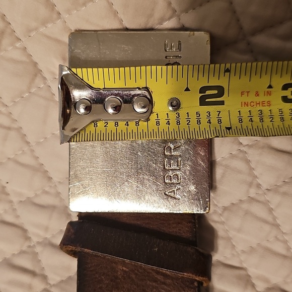 Abercrombie & Fitch Brown Leather Belt - Picture 12 of 12